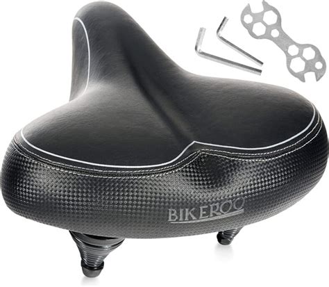 bikeroo oversized bike seat for plus size persons|extra wide cruiser bike seat.